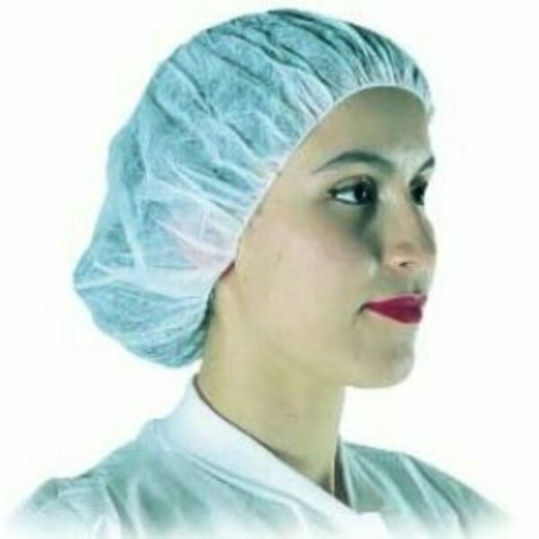 Liberty Glove & Safety 15821w/10 21 in. Wht Polypro Bouffant Cap, 1000PK HV395003106